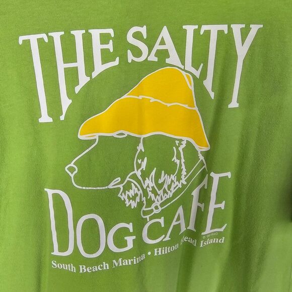 Hanes Green and Yellow Short Sleeve Tee - Picture 1 of 3